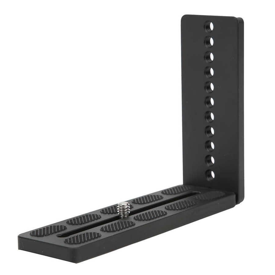 Plaque de dégagement rapide en forme de L pour appareil photo universel en métal