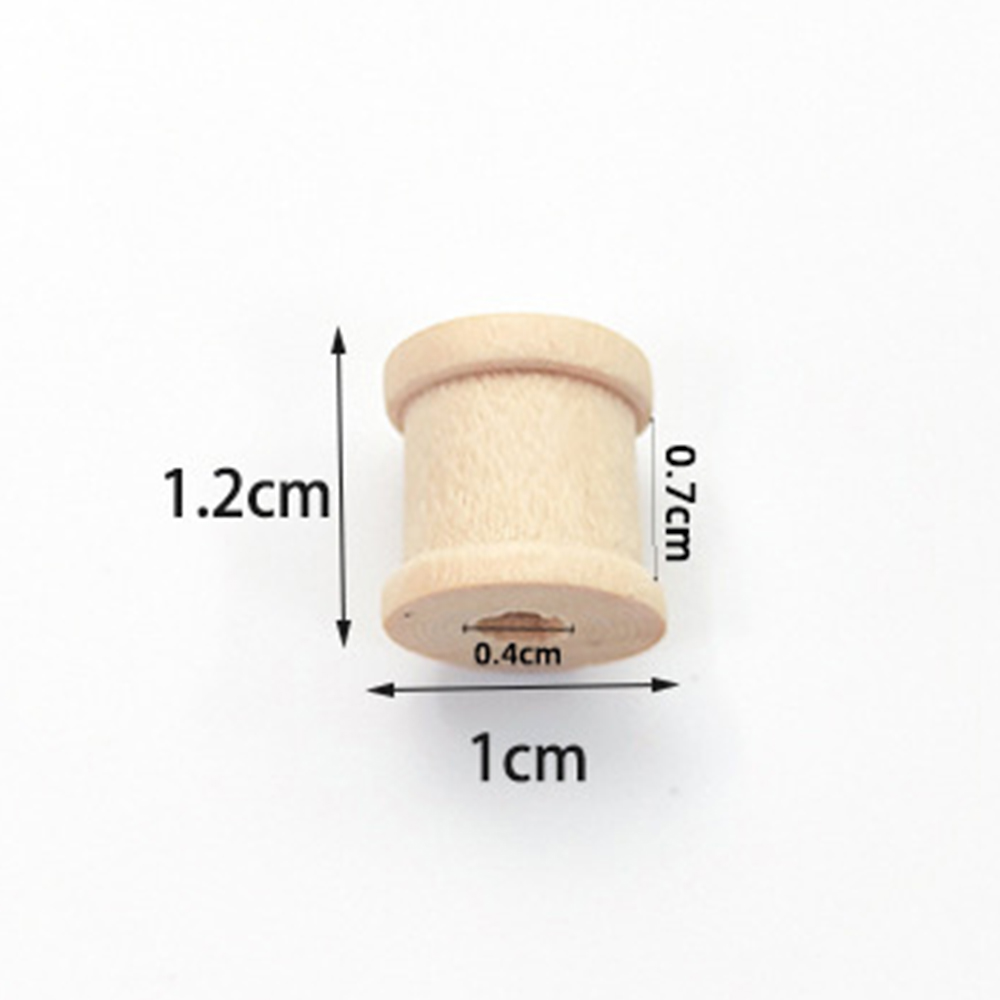 Bobinas de madera para manualidades, carretes de hilo vacíos para hilo, cintas de alambre, carrete, accesorios de costura, herramientas para manualidades de madera, 100/50/20/10/5 uds.: violet