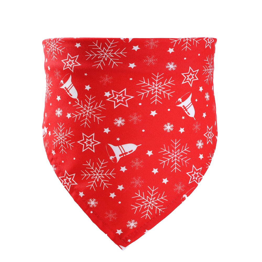 Kerst Hond Speeksel Handdoeken Halsband Kat Verstelbare Driehoek Bib Sjaal Kraag Met Patroon Puppy Accessoires: 3