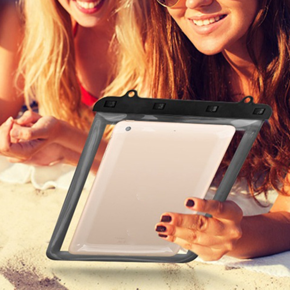 Fodral för ipad vattentät undervattens surfplatta skyddsfodral torr förvaringsväska fodral surfplattor & e-bokslåda