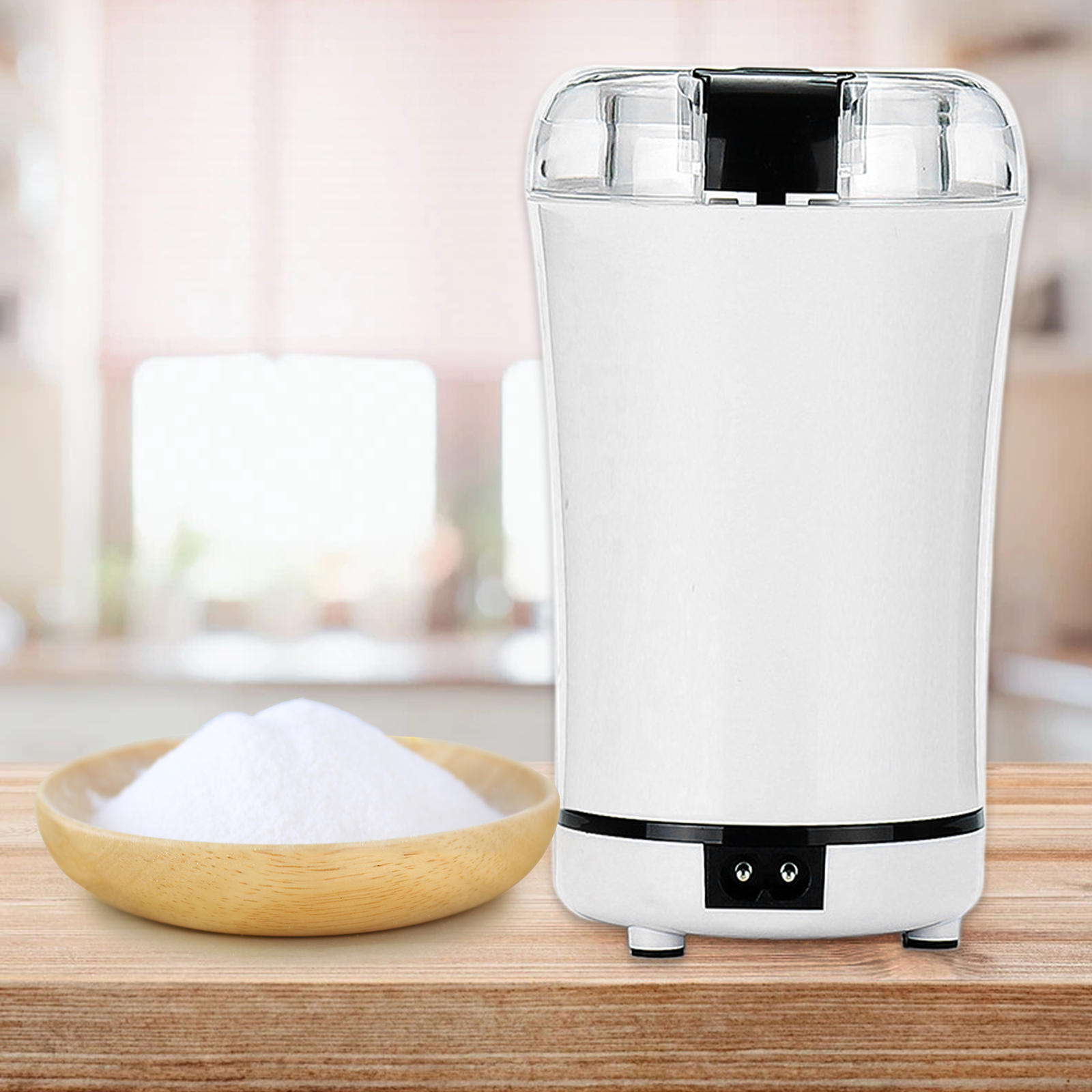 220V Kitchen Electric Coffee Grinder Mini Salt Pepper Grinder Powerful Spice Nuts Seeds Coffee Bean Grind Machine Electronic