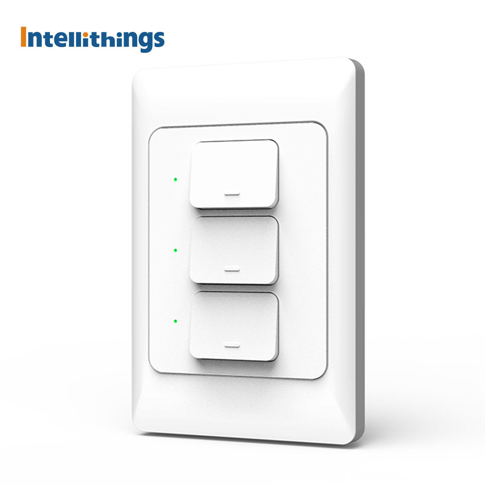 Smart Wall Switch - WiFi - Alexa Google Home TUYA App Control - 1/2/3 Gangs