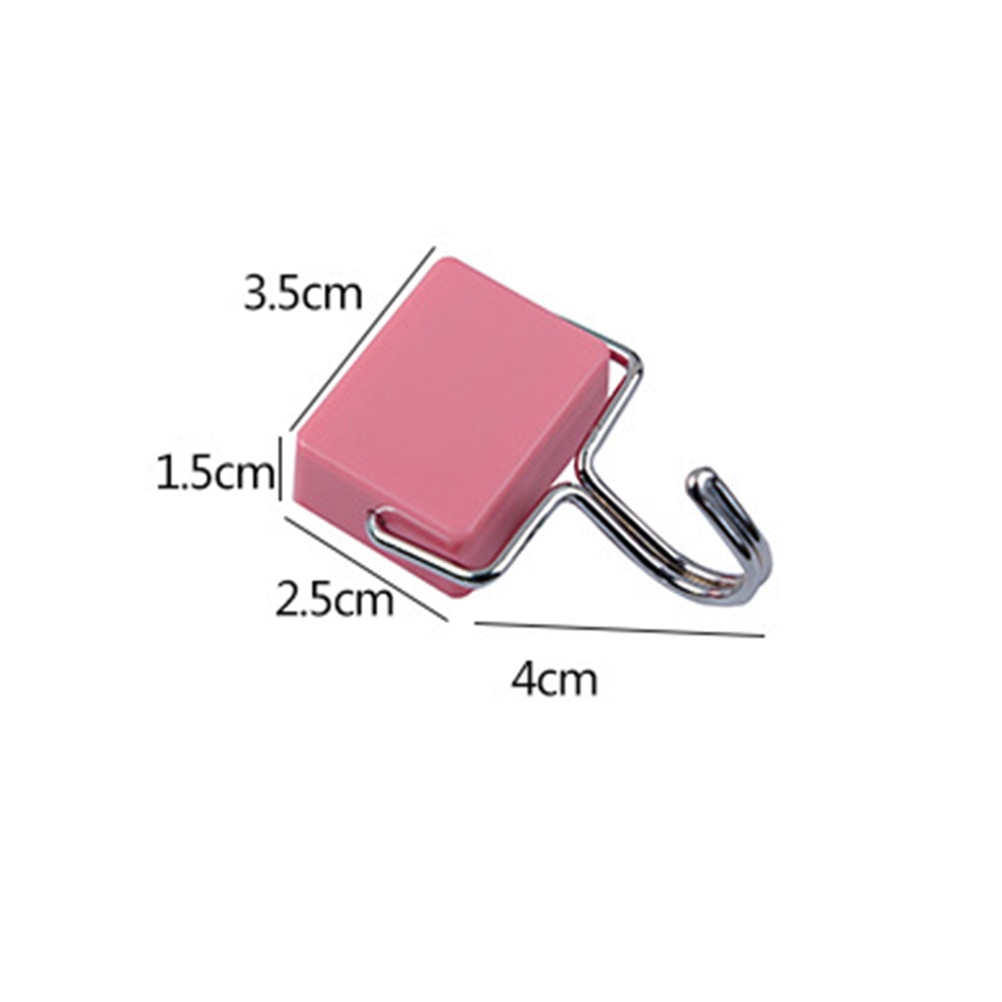 3Pcs Magnetic Hooks Wall Mounted Coat and Hat Hanger Towel Hanger Clothes Hooks for Bathroom Living Room Kitchen