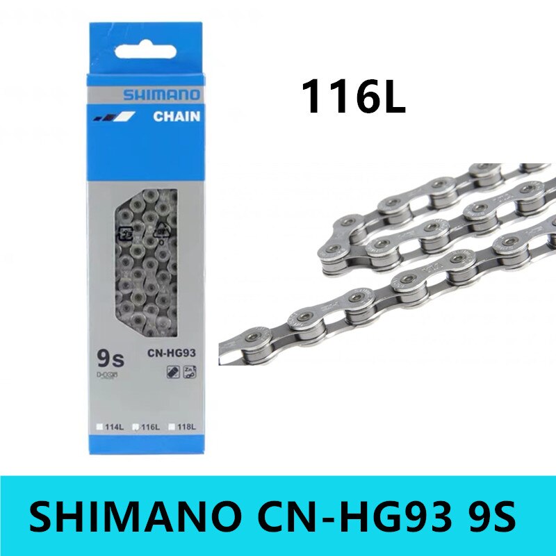 Shimano cn -hg93 9 nopeus ketju maastopyörän ketju liittimellä pyöräily maantie mtb polkupyörän ketjut