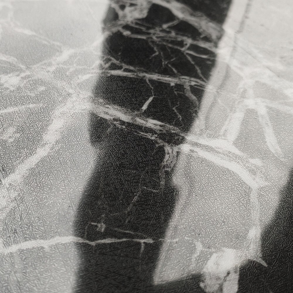 Funlife[R] NOUVELLE MAISON seria[TM] 30x60cm czarno-białe marmurowe wodoodporne płytki podłoga naklejki robić kuchni wystrój łazienki