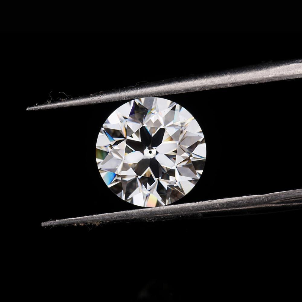 GEM'S BALLET 0.8Ct 6.0mm Ronde Moissanite D Kleur VVS Duidelijkheid Harten en Pijlen Cut Lab Grown Losse Edelsteen voor sieraden Maken