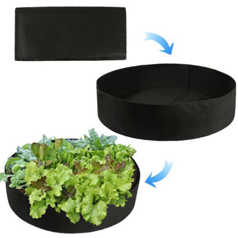Elevated Vegetable Box Plant Bed Garden Flower Planter Planting Grow Bag 100 Gallons Round Planting Pot Plants Nursery