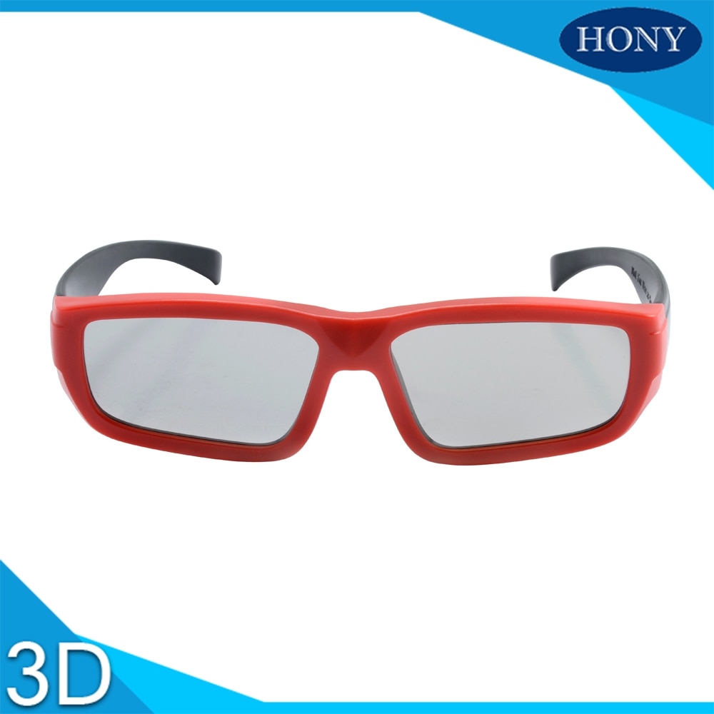 2 pcs Make Gepolariseerde Kinderen Lineaire 3D Bril voor Kinderen, Licht Plastic Passieve Imax 3D GlassesFor Video 'S Movie Bioscopen