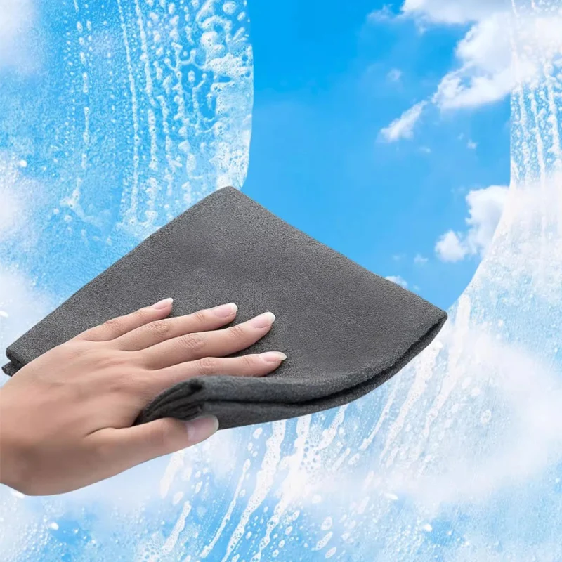 Paño de limpieza mágico grueso sin de agua paño de limpieza de vidrio reutilizable ventana espejo limpieza trapo toalla para cocina Auto