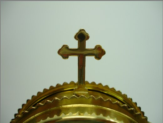 Ostensorium monstrance kobber hellig boks katolsk kirke ting sart hellig nadver eucharist jesus