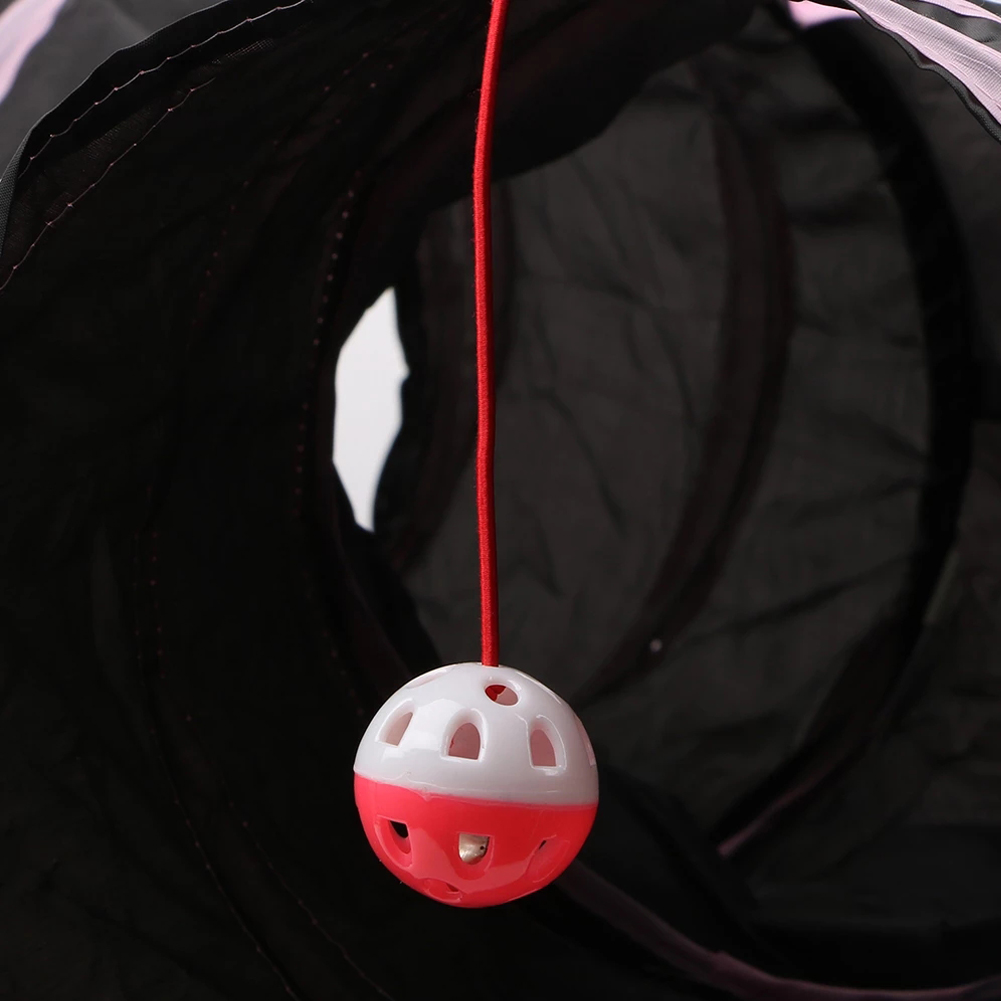 Y-Vorm Kat Tunnel Speelgoed Funny Pet 3 Gaten Tunnel Ballen Inklapbare Rimpeluitvoering Kitten Speelgoed Puppy Konijn Spelen Hond kanaal Tunnel Buizen