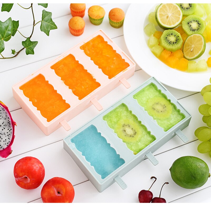 Silicone popsicle ice cream mold Three Company mold