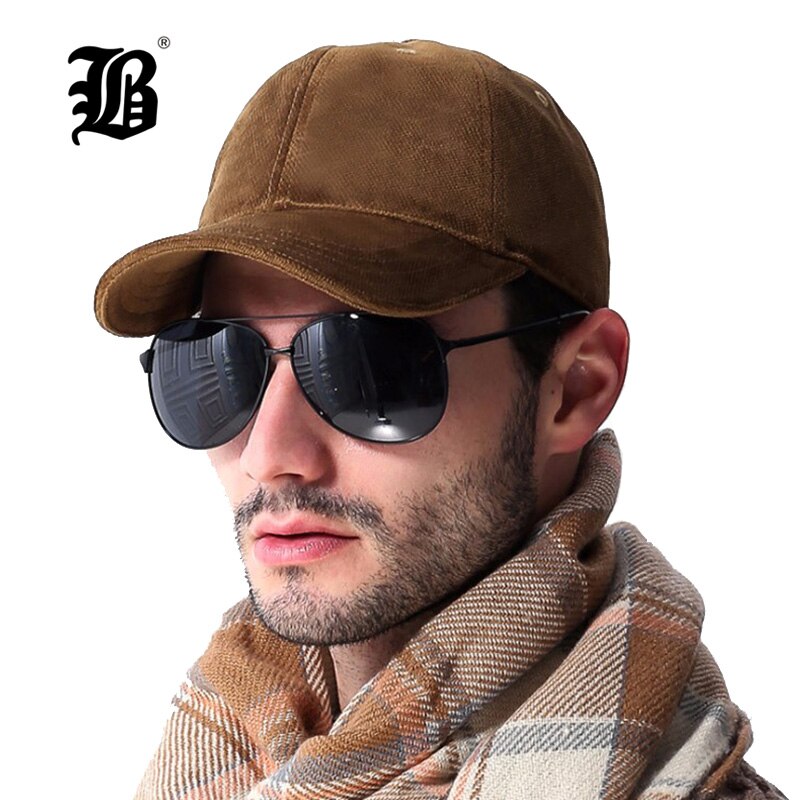 Casquette de Baseball pour hommes | 100% coton, casquette d'automne et d'hiver, chapeaux de Sport, couleur unie à rabat, casquettes de Baseball A00515: A00515 Khaki