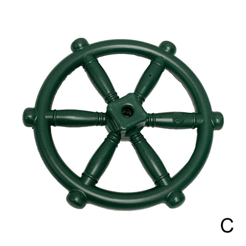 Swing Accessoires Plastic Kleine Stuurwiel Kleuterschool Speelgoed Boot Stuurwiel Vermaakmateriaal: black