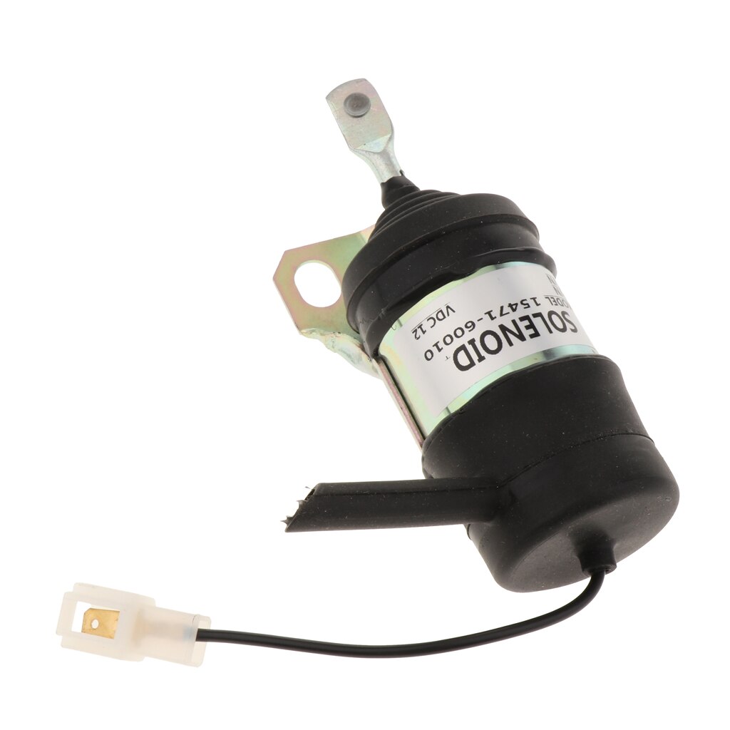 15471-60010 Fuel Shut Off Solenoid for Kubota B1250 B1750 L2900 L4200 (Cable Length: 13.5cm / 5.31 inch)