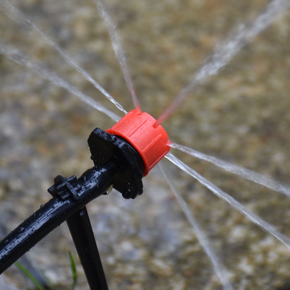 50M-5M DIY Drip Irrigation System Automatic Watering Garden Hose Micro Drip Watering Kits with Adjustable Drippers