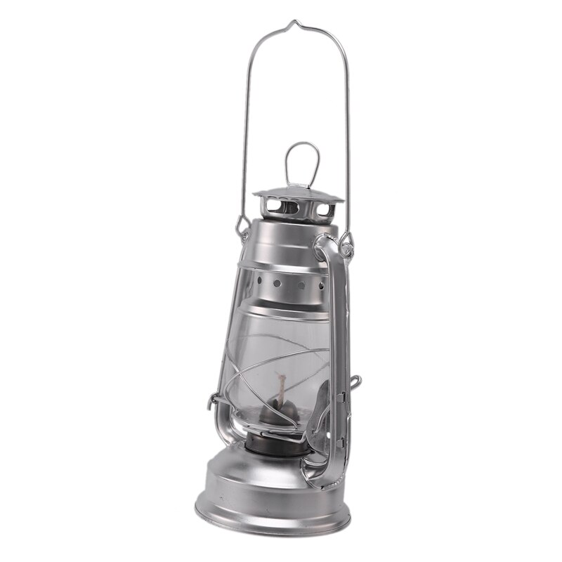 Lber retro klassisk parafin lampe parafin lanterner veke bærbare lys utsmykning, hjemmemøbler gammel oljelampe, utendørs retro li