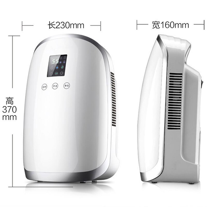 intelligent dehumidifier LED dispaly 0.08L/h negative ion purification automatic defrost air dryer for Bedroom living room study