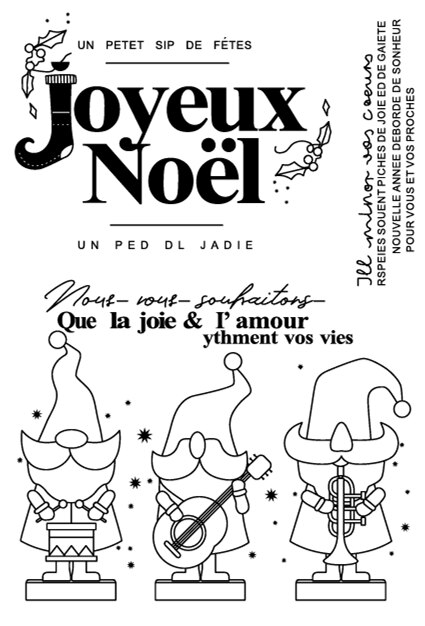 Fransk genomskinlig stämpel för scrapbooking transparent silikongummi gör-det-själv fotoalbumdekor  f131: Marinblå