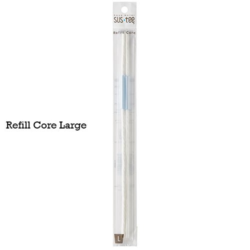 Sostee Aquameter, Sensor de humedad del suelo para plantas en macetas, comprobador de riego, sonda, (Blanco/verde, Grande/mediano/Pequeño, rellenable): Refill Core L Set 2