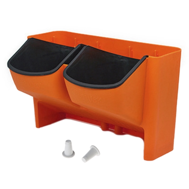 Self Watering Flower Pot 2 Pocket Stackable Vertical Wall Hanging Garden Planter