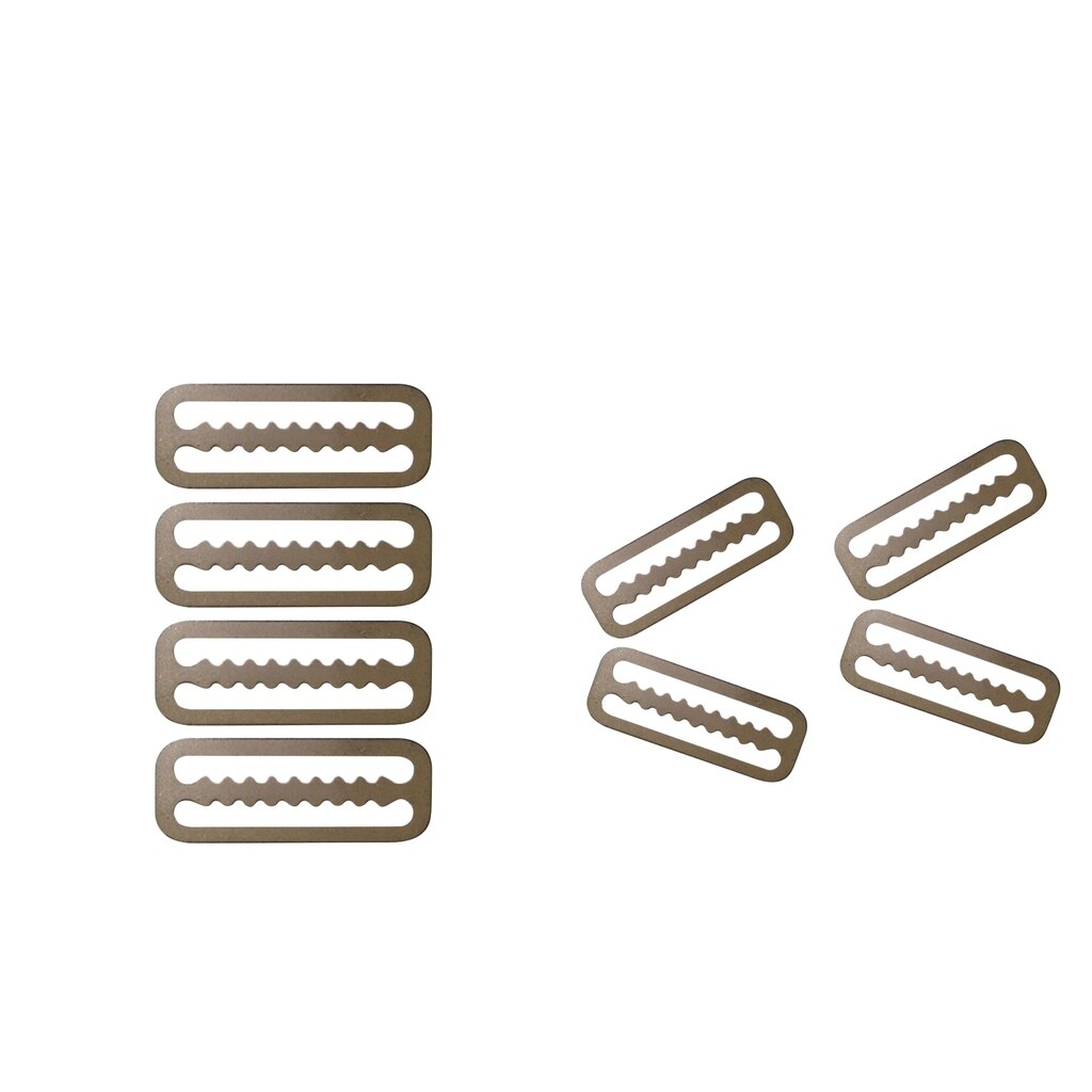 8x Steel Weight Belt Webbing Strap Keeper Clip Retainer For 2" Webbing