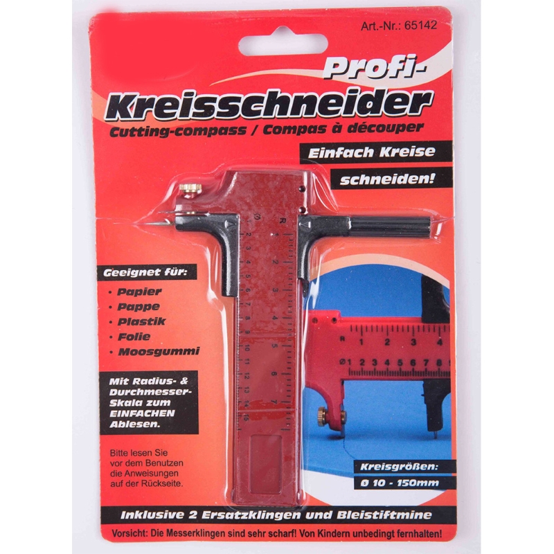 Roterende Kompas Cirkel Cutter Papier Karton Rubber Vinyl Leer Diy Maken Art Craft Tool Accessoires