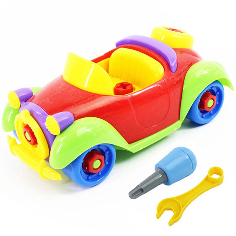 Babearly-rompecabezas 3d de plástico para niños, juguete educativo para desmontaje de moto, chico: classic cars169