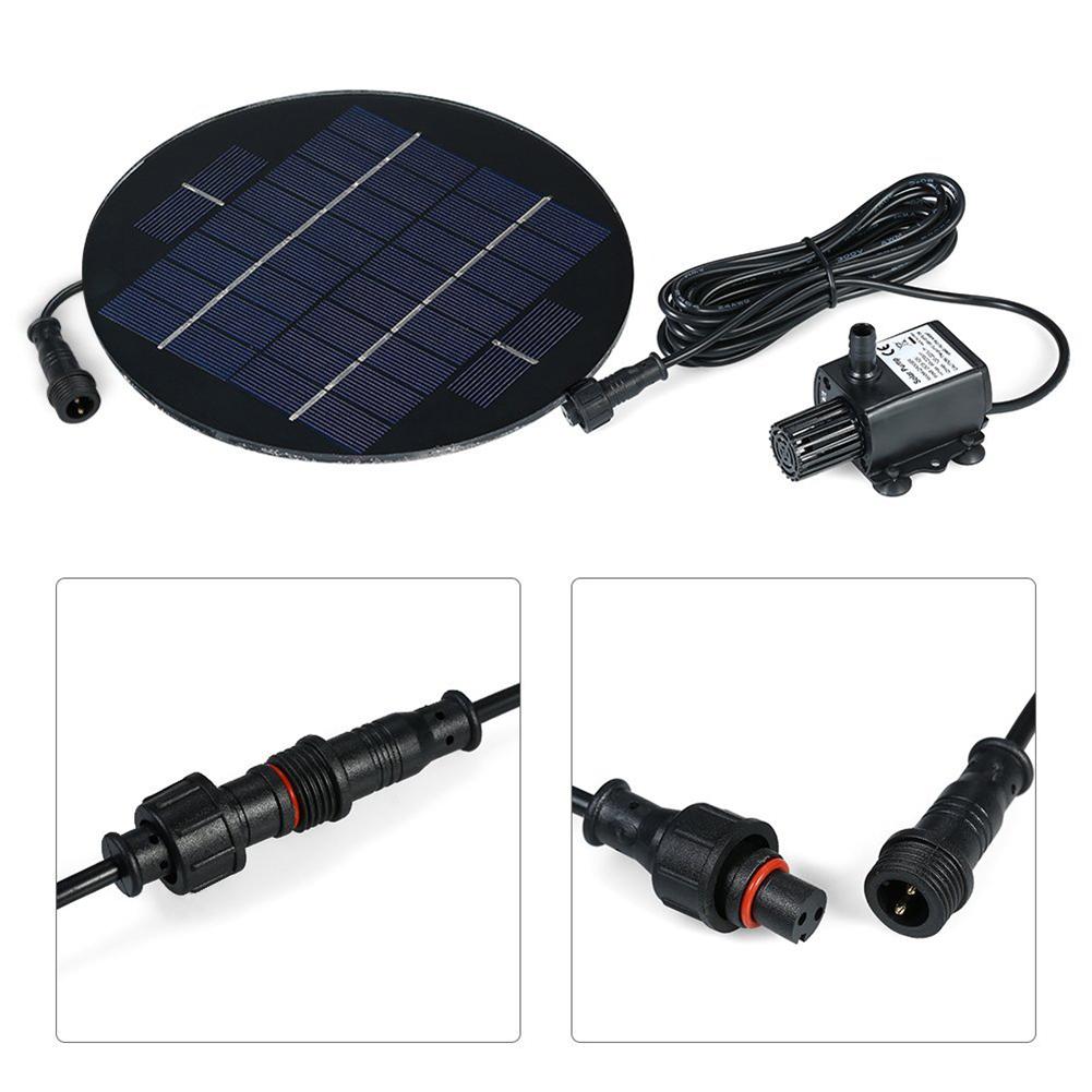 Solar Fountain Pump Solar Powered Water Pump Kit For Outdoor Garden Pond Swimming Pool