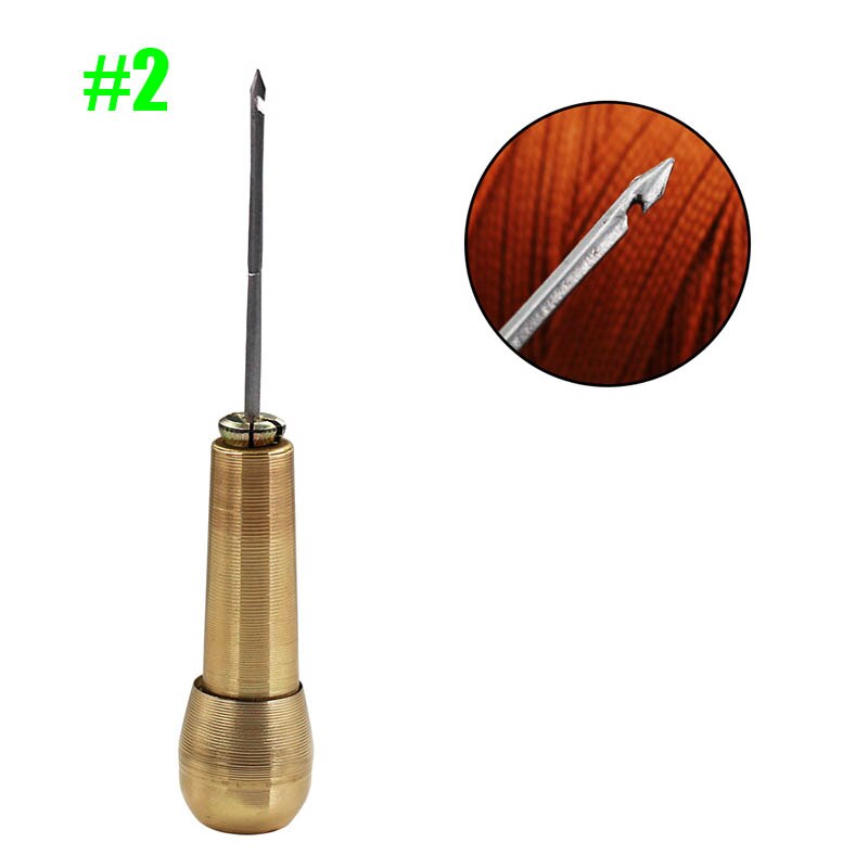 Leder NäHenne Schuh Reparatur Werkzeug Ahle Hand NäHenne Ahle Leder Werkzeug Nadel Werkzeug Bausatz Leder Handwerk NäHenne Liefert: RX069B-Nein.2