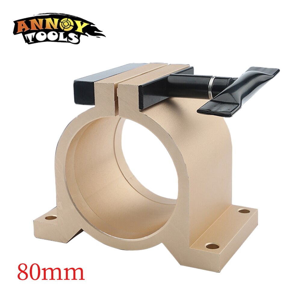 Luchtgekoelde Spindel Houder 80Mm Spindel Clamp Ondersteuning 80Mm Diameter Verstelbare Beugel Voor Cnc Freesmachine