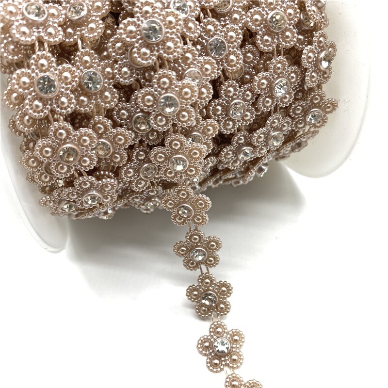 GORGECRAFT Strass Trim Ketting 1 Yard - Bling Decoratie Voor Bruiloft, Jurken En DIY Ambachten