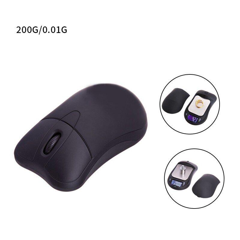 Pocket Scale High Precision Jewelry Weighing Scale Battery Operated Mouse type mini scale: 200g-0.01g