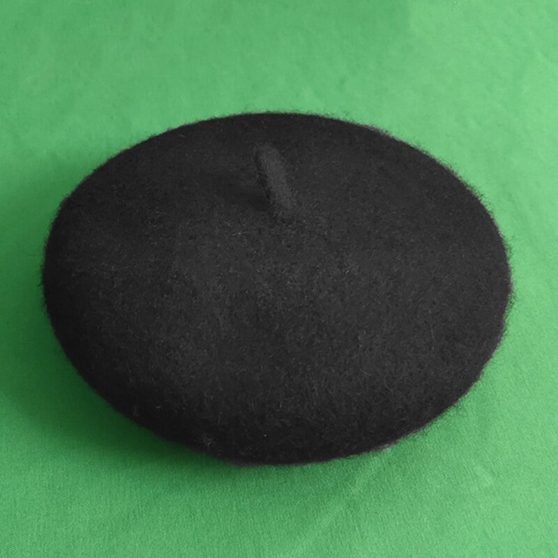 Solid Color Pet Hat Painter Wool Hat Dog Beret Mini Decorative Photo Headwear Pet Memorial Christmas Luxury Beret Hat: 03