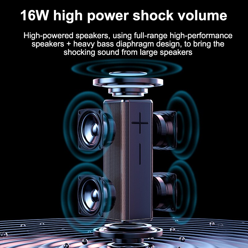 Mini Bluetooth-Compatibel Soundbar Luidspreker Kolom Draadloze Draagbare Outdoor Speaker Bass Sound Box Speaker Voor Pc Gamer Telefoon