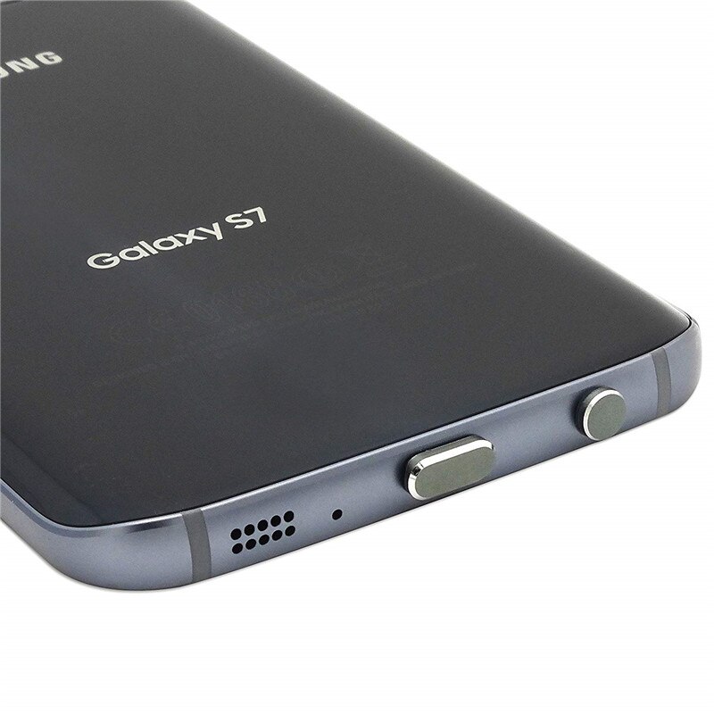 Conjunto de tomada de micro usb de alumínio, porta de carregamento micro usb de alumínio, proteção para jack de fone de ouvido para samsung tablets, acessórios de telefone móvel
