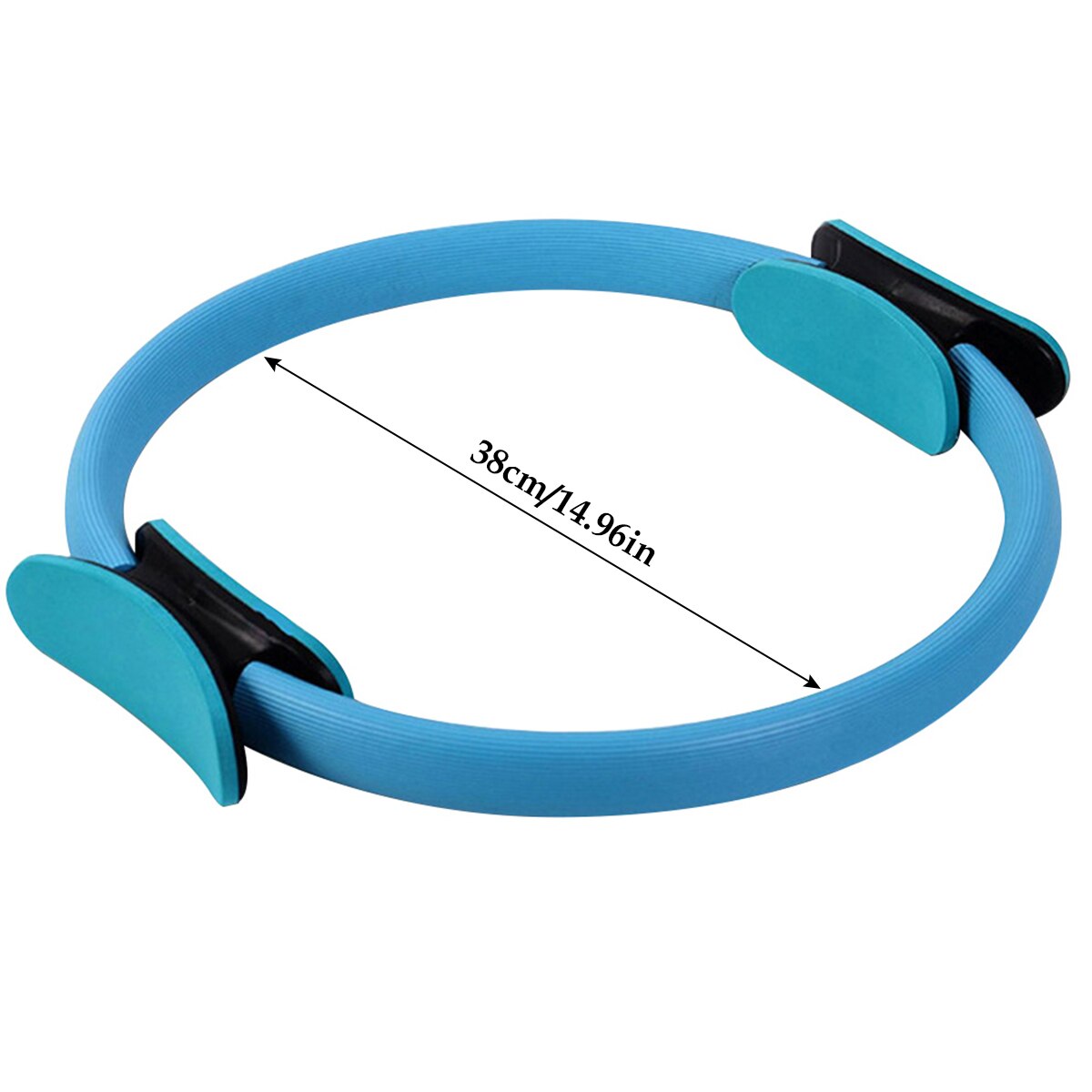 VERTVIE Yoga Circle Magic Ring Women Fitness Resistance Circle Gym Workout Pilates Accessories Indoor: Black