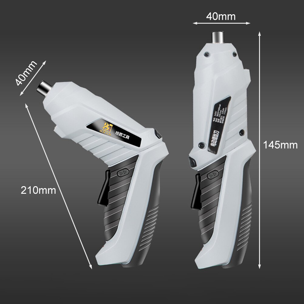 Multifunctional Cordless Electrical Screwdriver Set Electrician USB Rechargeable 3.6V Screw Driver Power Hand Tools