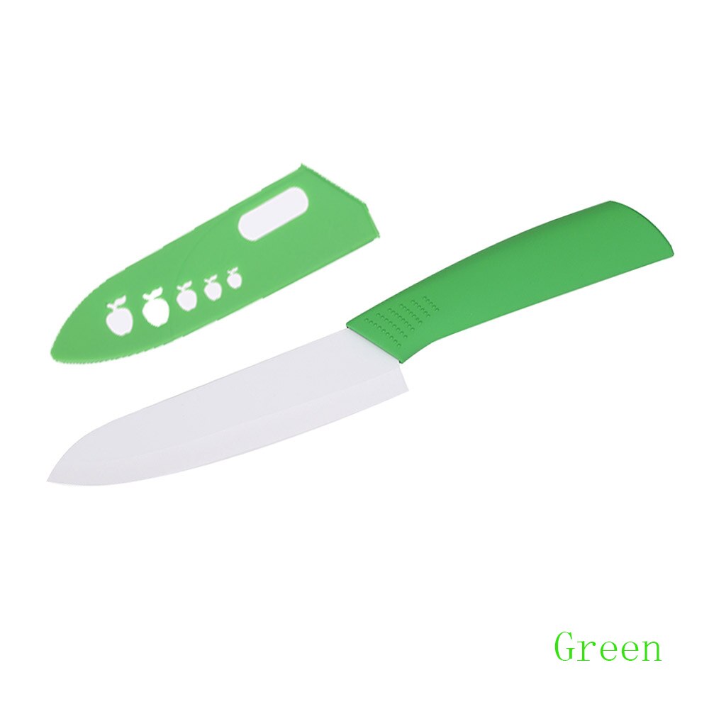 Ceramic Knives Kitchen Knives 3 4 5 6 inch Chef Knife White Blade Colorful Handle Ceramic Paring Knife Kitchen Cooking Tools: Green / 3 inch