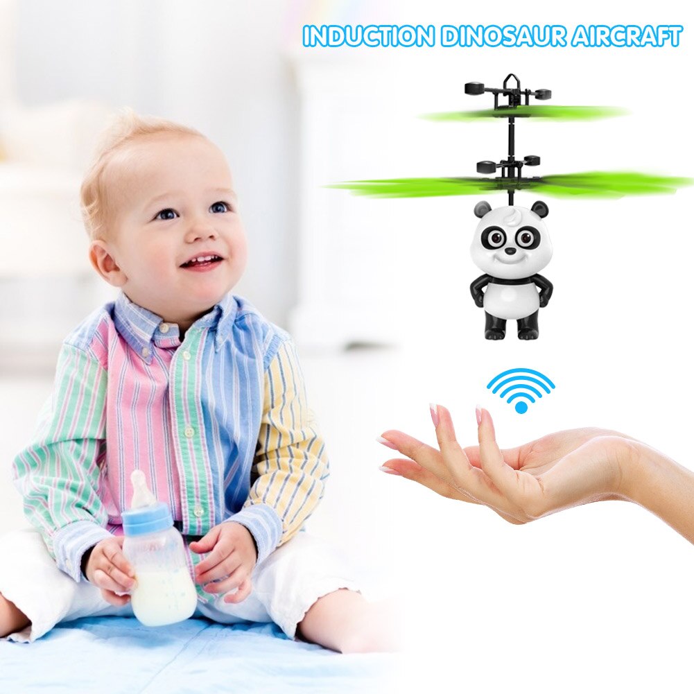 Vliegende Bal Lichtgevende Kid 'S Vlucht Ballen Elektronische Infrarood Inductie Vliegtuigen Afstandsbediening Speelgoed Mini Helicopter Kinderen