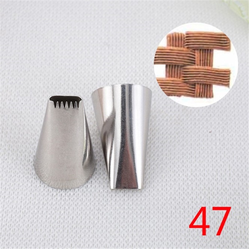 Ttlife Icing Piping Nozzles Cake Decorating Gereedschap Bakken Gebak Levert Mand Weave Cake Tips Bakvormen Fondant Bakken Tools