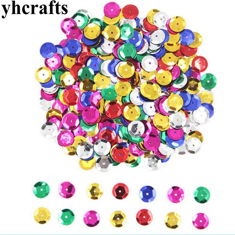 20 grammi/lotto. 15 millimetri stella con foro paillettes materiale Mestiere Scuola Materna artigianato Creativo attività articolo l'apprendimento di colore tariffa il vostro proprio: 20gram 10mm