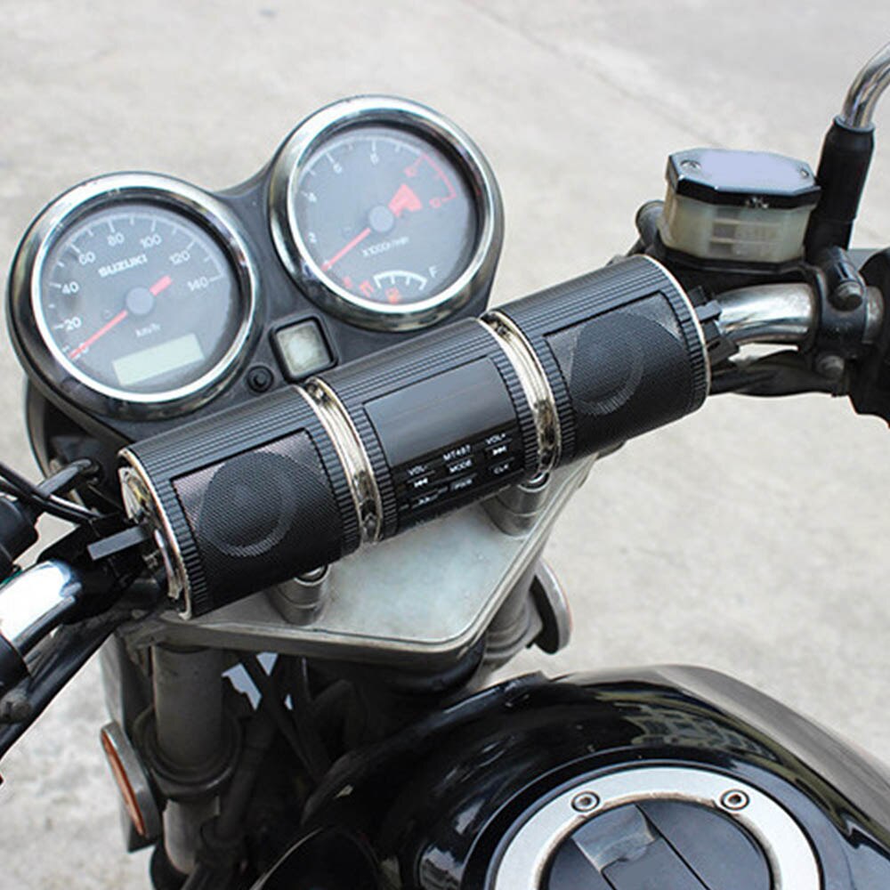 WaterProof MT487 Motorcycle Speaker Bluetooth V2.1+ EDR Audio Player Stereo Speaker FM Radio AUX USB TF MP3 Player