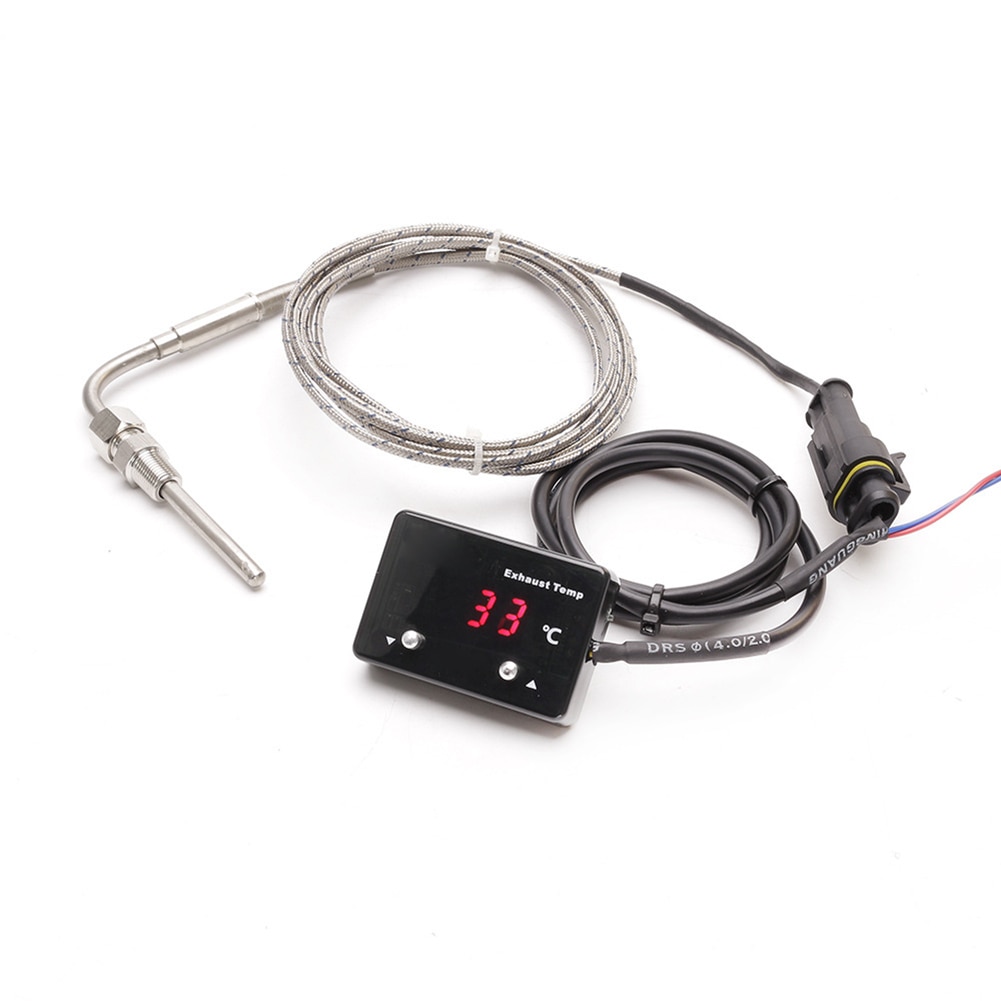 12V Exhaust Gas Temp Gauge Auto Led Temperatuur Me... – Vicedeal
