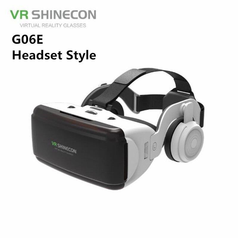 Original VR Virtuelle Realität 3D Gläser Kasten Stereo VR Google Karton Headset Helm für IOS Android Smartphone Bluetooth Rocker: G06E