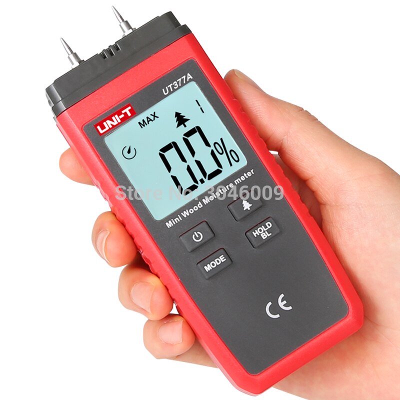 UNI-T UT377A wood moisture tester / wood water content test table data to keep LCD backlight automatic shutdown function
