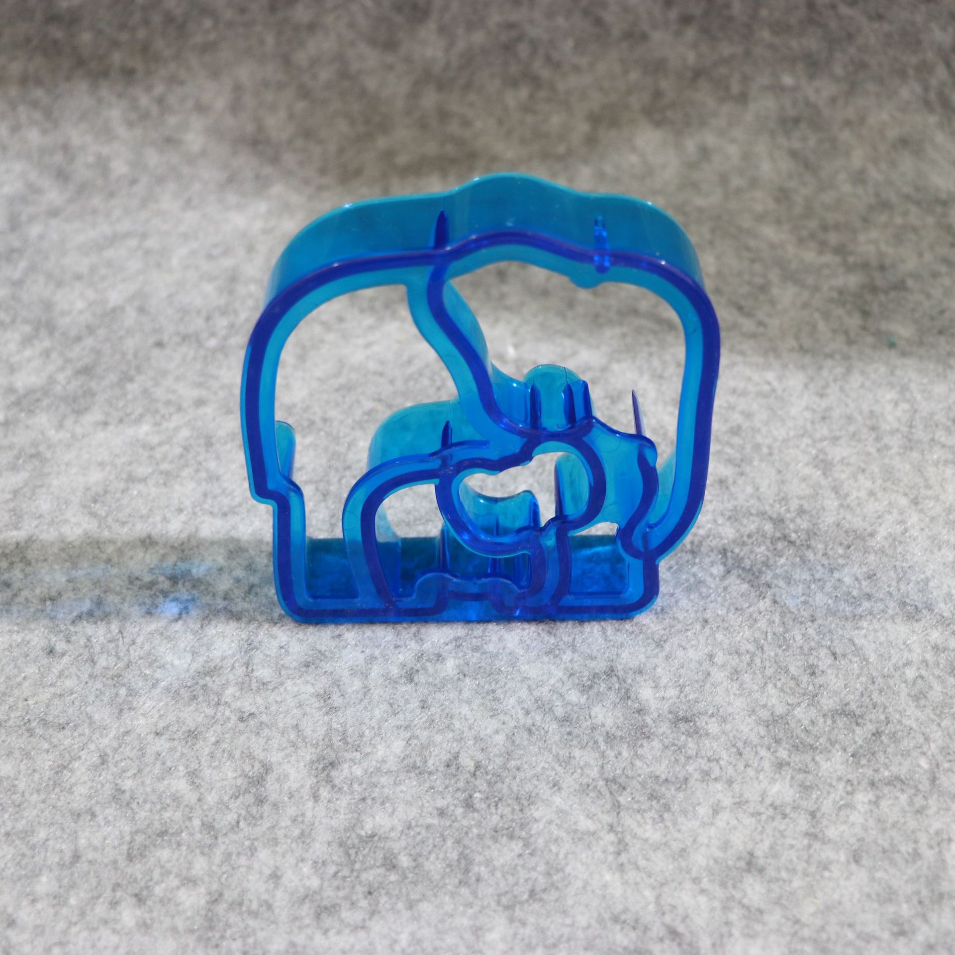 Molde cortador de sándwich para niños, cortador de galletas, tostadas, prensas de pan para hornear, fiambrera, DIY, forma bonita: Elephant 35g