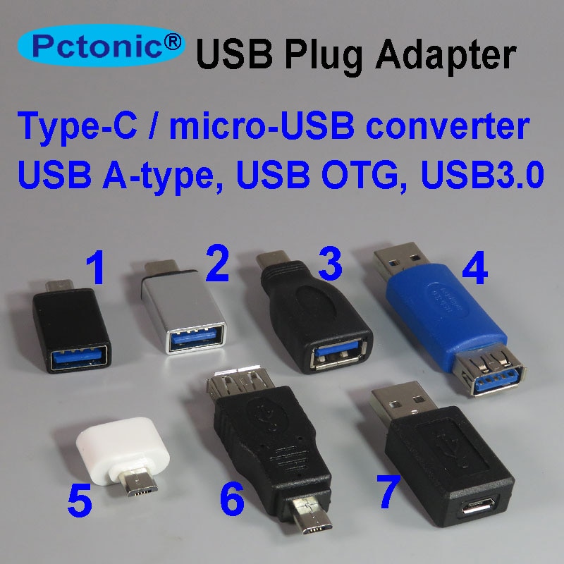 Pctonic Type-C Usb Otg Adapter Naar Micro-Usb Type-Een USB3.0 Vrouw Naar Man Converter Telefoon usb Kabel Voor Flash Drive Huawei