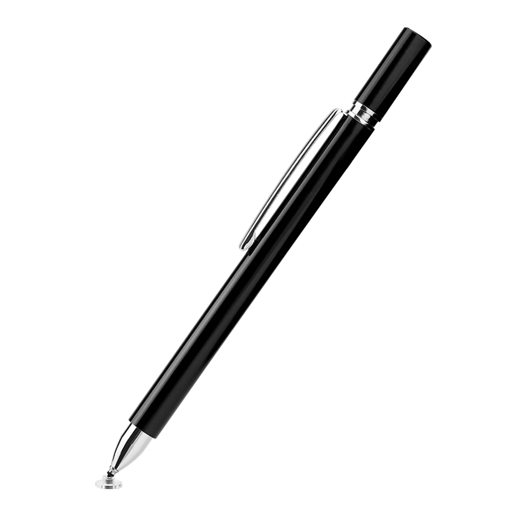 Disc Stylus Pen Touch Screen Disc Stylus Pen Capacitieve Touchscreen Stylus Zilver Magnetische Clip + Magnetische Cap: Default Title