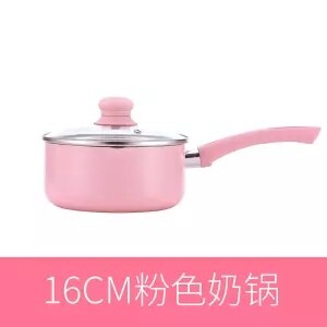 Melk Pot Non-stick Pot Kleine Pot Baby Voedingssupplement Pot Gebakken Ei Noedels Pot Baby Mini Gas Fornuis dual-Gebruik Kookpot Keuk: 16cm